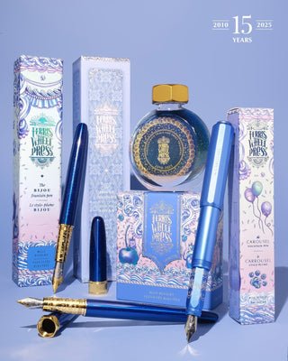 Ferris Wheel Press - The Joule Fountain Pen (Blue Revelry Limited Edition 2025) - KOHEZI