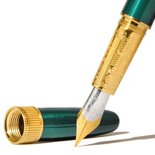 Ferris Wheel Press - The Joule Fountain Pen (Engravers Teal) - KOHEZI