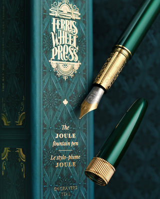 Ferris Wheel Press - The Joule Fountain Pen (Engravers Teal) - KOHEZI