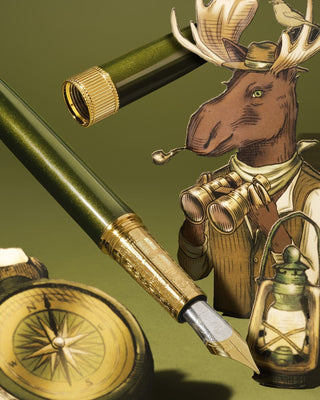 Ferris Wheel Press - The Joule Fountain Pen (Juniper Moss) - KOHEZI