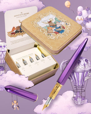 Ferris Wheel Press - The Marquise Fountain Pen (Aubergine) - KOHEZI