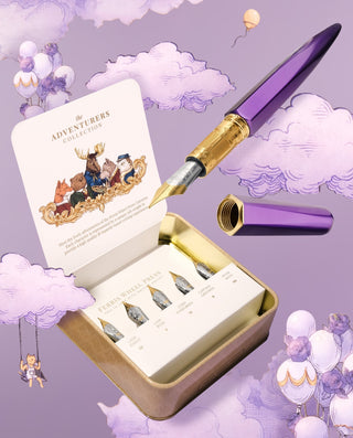 Ferris Wheel Press - The Marquise Fountain Pen (Aubergine) - KOHEZI