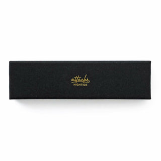 Hightide - Attache Marbled Fountain Pen (Black) - KOHEZI