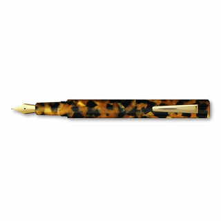 Hightide - Attache Marbled Fountain Pen (Brown) - KOHEZI