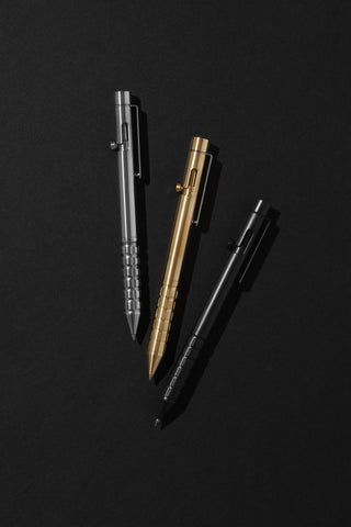 Inventery - Bolt Action Pen V.02 "The Detonator" (Brass) - KOHEZI