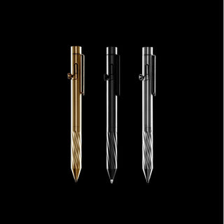 Inventery - Bolt Action Pen V.02 "The Twister" (Copper) - KOHEZI