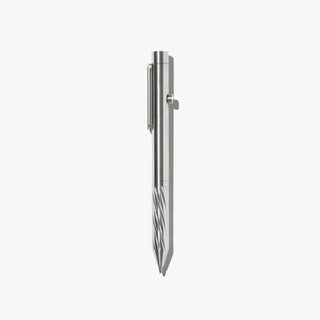 Inventery - Bolt Action Pen V.02 "The Twister" (Stainless Steel) - KOHEZI