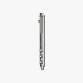 Inventery - Bolt Action Pen V.02 "The Twister" (Stainless Steel) - KOHEZI