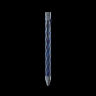 Inventery - Bolt Action Pen v.03 Twister Titanium Damascus (Special Edition) - KOHEZI