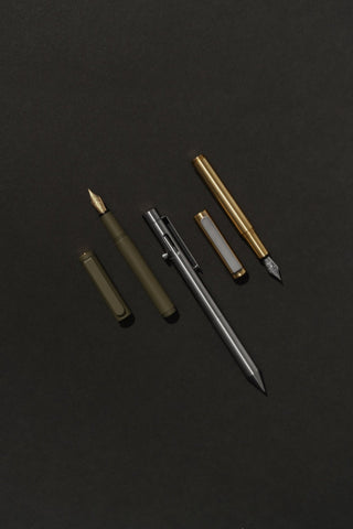Inventery - Pocket Fountain Pen V.02 (OD Green) - KOHEZI