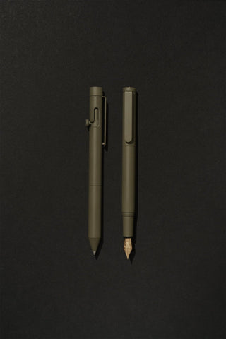 Inventery - Pocket Fountain Pen V.02 (OD Green) - KOHEZI