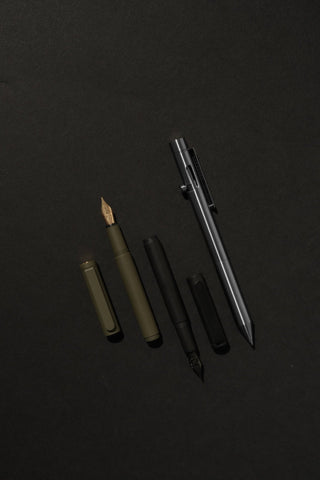 Inventery - Pocket Fountain Pen V.02 (OD Green) - KOHEZI