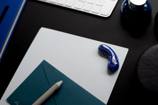 Kakimori - Hasami pen rest (Ruri) - KOHEZI