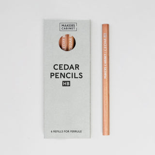 Makers Cabinet - Cedar Pencils for Ferrule - KOHEZI