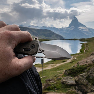 SOG - Kiku XR (Natural Linen Micarta) - KOHEZI