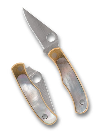 Spyderco - Bug® Nickel/Silver Abalone - KOHEZI
