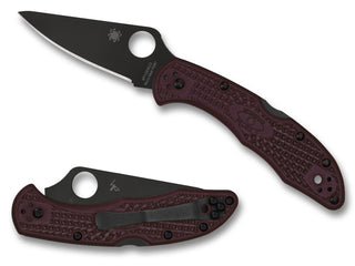 Spyderco - Delica® 4 Lightweight Micro - Melt® PD1 Black Blade - KOHEZI