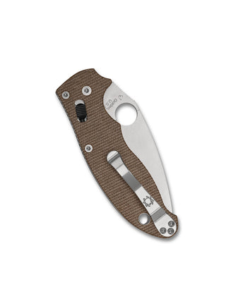 Spyderco - Manix® 2 Brown Canvas Micarta® CPM® CRU - WEAR® - KOHEZI