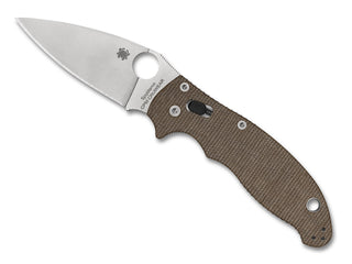 Spyderco - Manix® 2 Brown Canvas Micarta® CPM® CRU - WEAR® - KOHEZI