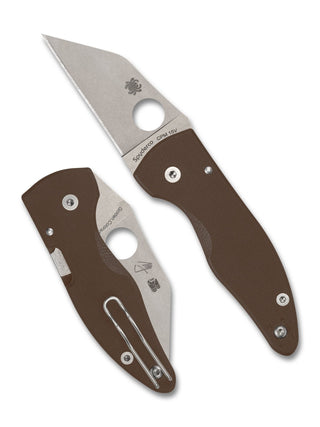 Spyderco - MicroJimbo™ Brown G - 10 CPM® 15V® Sprint Run® - KOHEZI