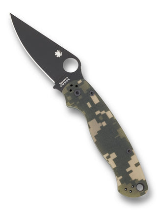 Spyderco - Military™ 2 Camo G - 10 Black Blade PlainEdge - KOHEZI