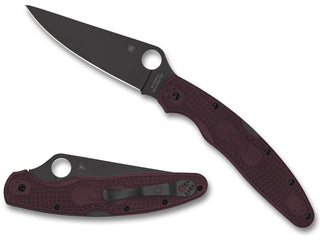 Spyderco - Police™ 4 Lightweight Micro - Melt® PD1 Black Blade - KOHEZI