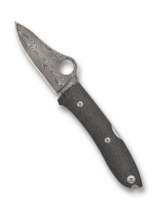 Spyderco - SpyOpera™ Carbon Fiber Thor™ Damascus Sprint Run® - KOHEZI