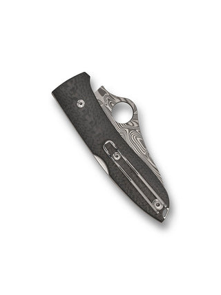 Spyderco - SpyOpera™ Carbon Fiber Thor™ Damascus Sprint Run® - KOHEZI