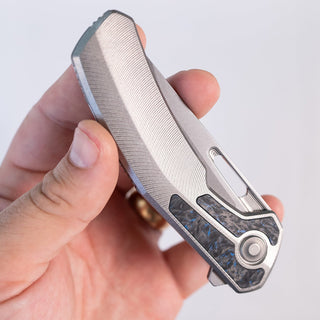 Tactile Knife Co. - Archer Inlay (Big Bang Blue Space Weave) - KOHEZI