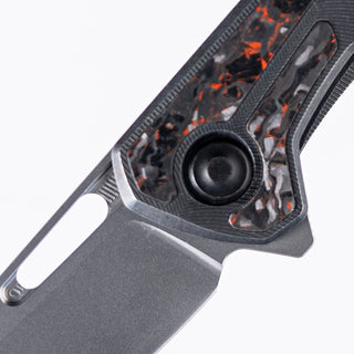 Tactile Knife Co. - Archer Inlay (Orange TechnoCarbo) - KOHEZI