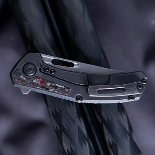 Tactile Knife Co. - Archer Inlay (Orange TechnoCarbo) - KOHEZI