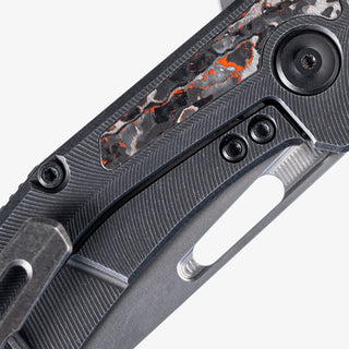 Tactile Knife Co. - Archer Inlay (Orange TechnoCarbo) - KOHEZI
