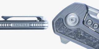 Tactile Knife Co. - Archer Inlay (TechnoCarbo Bronze Carbon Fiber) - KOHEZI