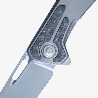 Tactile Knife Co. - Archer Inlay (TechnoCarbo Bronze Carbon Fiber) - KOHEZI