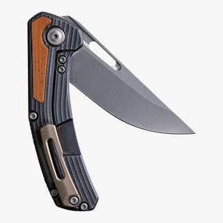 Tactile Knife Co. - Archer Inlay (Vintage 1970s Micarta Inlay) - KOHEZI