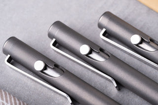 Tactile Turn - Bolt Action Pen (Stonewashed Titanium) - KOHEZI