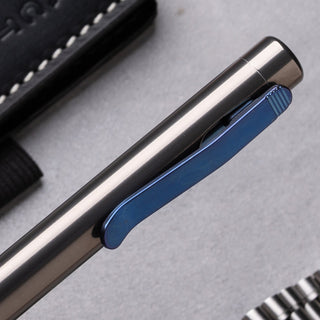 Tactile Turn - Dark Tumble Clip Action Pen - KOHEZI