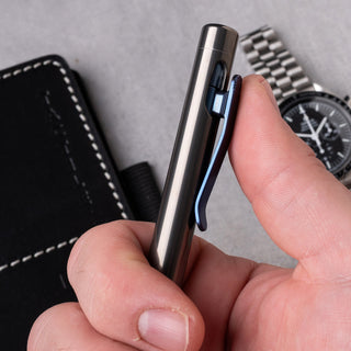Tactile Turn - Dark Tumble Clip Action Pen - KOHEZI