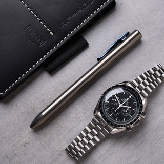 Tactile Turn - Dark Tumble Clip Action Pen - KOHEZI
