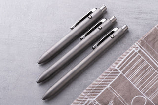 Tactile Turn - Side Click Pen (Stonewashed Titanium) - KOHEZI