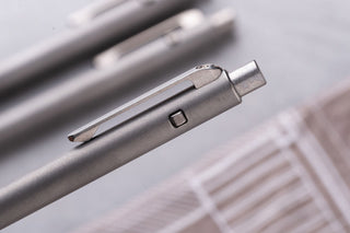 Tactile Turn - Side Click Pen (Stonewashed Titanium) - KOHEZI