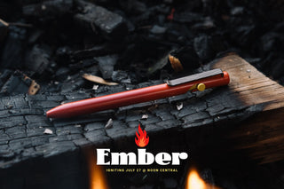 Tactile Turn - Slim Bolt Action Pen (Ember) - KOHEZI