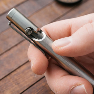 Tactile Turn - Thick Titanium Bolt Action Pen - KOHEZI