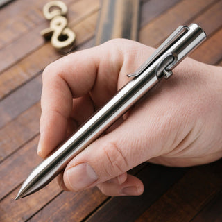 Tactile Turn - Thick Titanium Bolt Action Pen - KOHEZI