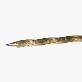 Tetzbo - Twisted Ballpoint Pen (Brass) - KOHEZI
