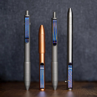 Big Idea Design - Titanium Damascus CNC Milled Pocket Clip