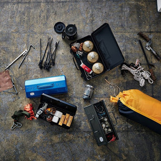 TOYO STEEL - Trunk Shape Toolbox T - 320 BK (Black) - KOHEZI