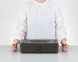 TOYO STEEL - Trunk Shape Toolbox T - 350 SV (Silver) - KOHEZI