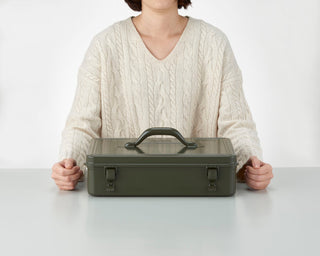 TOYO STEEL - Trunk Shape Toolbox TB - 362 MG (Moss Green) - KOHEZI