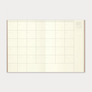 TRAVELER'S COMPANY - 006 Free Monthly Diary Refill TRAVELER'S notebook (Passport Size) - KOHEZI